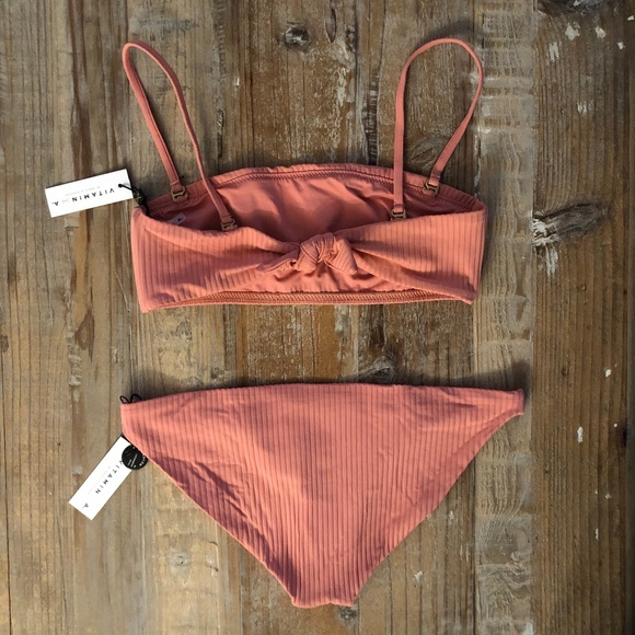 Vitamin A Mila top + Luciana full bottom (size S) NWT - Picture 6 of 9